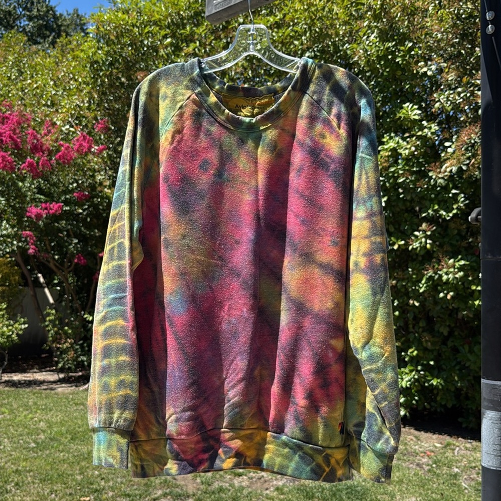 🌿 Aviator Nation Tie Dye Crew Sweatshirt
